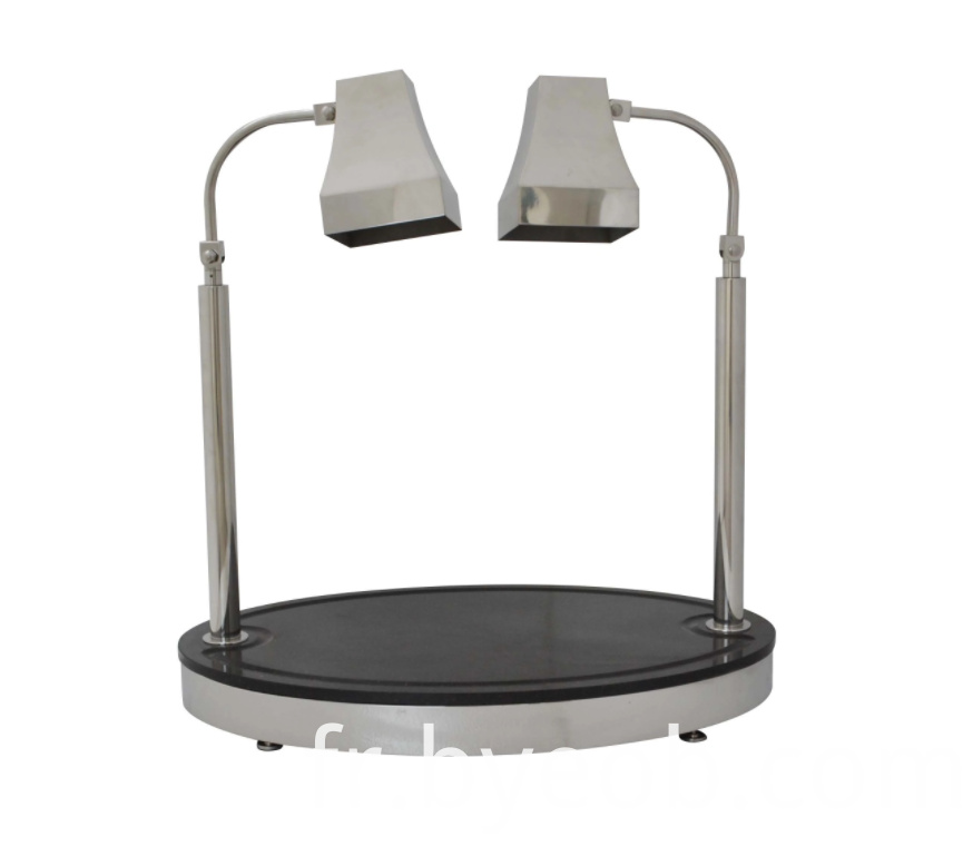Station de sculpture sur marbre ovale de lampe chauffante Heat Lamp Oval Marble Carving Station